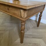 Large solid wood coffee table