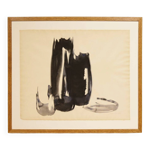 Aquarelle sur papier de Jean-Claude Rouiller (1939-1980)
