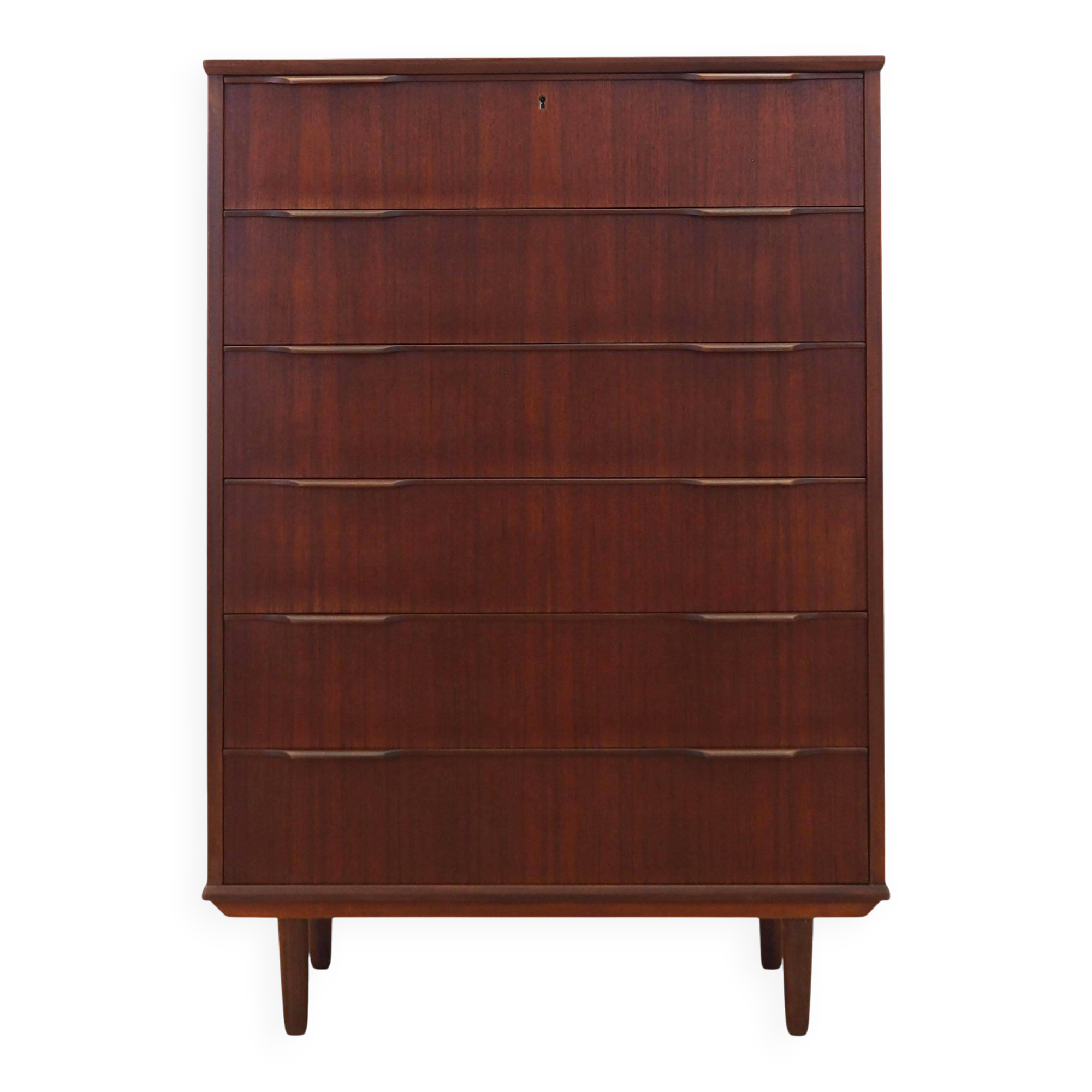 Commode en teck, design danois, années 1970, fabriquée au Danemark