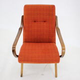 1960s Beech Armchair, Czechoslovakia