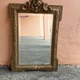 Napoleon type mirror with pediment