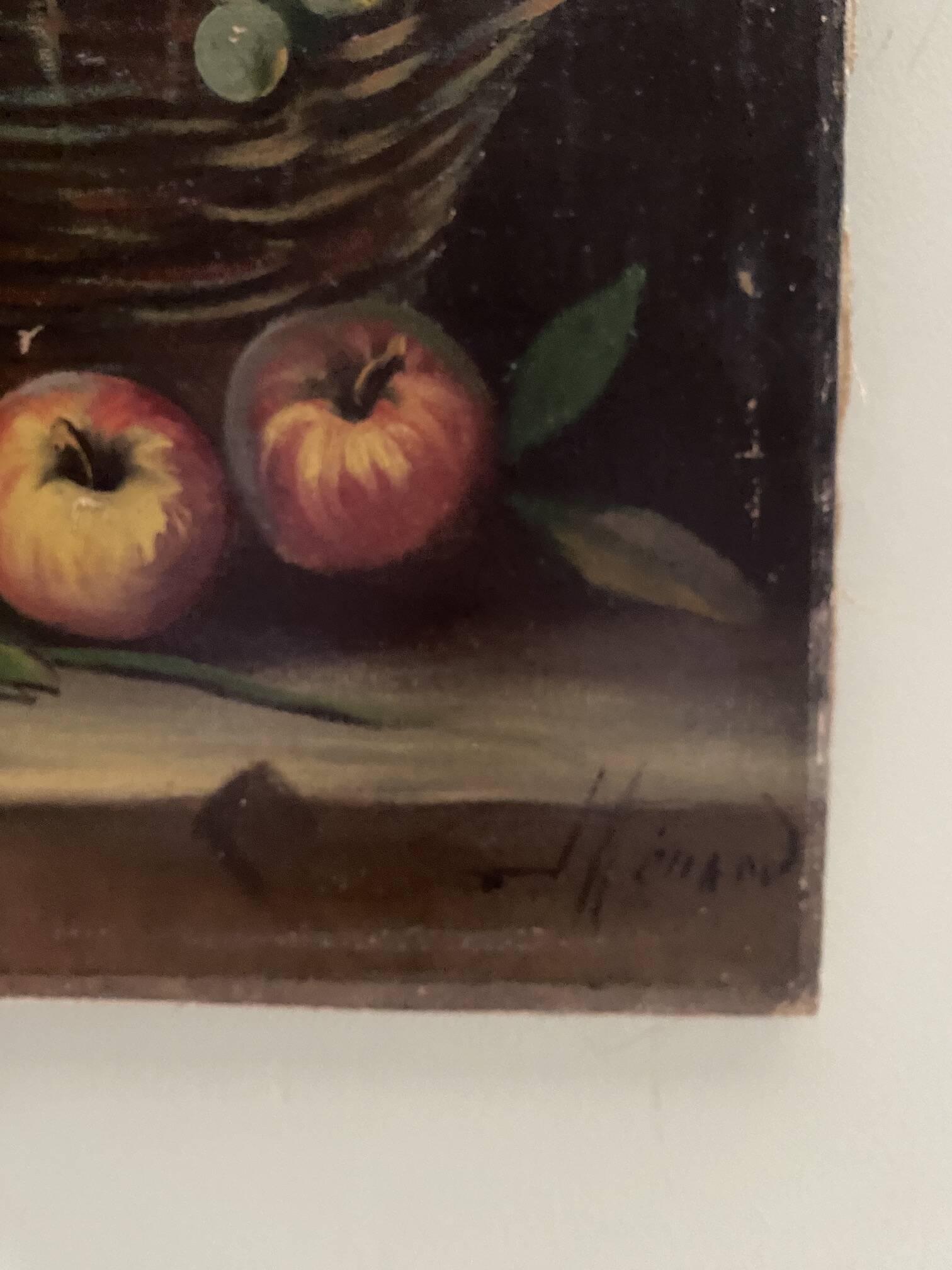 Oil on canvas still life