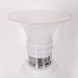 Large 60's vintage table lamp in murano glass