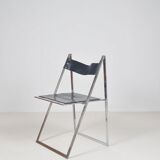 Design folding chair 'Elios' designed by Fontoni & Geraci, 1970s
