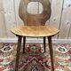 Suite de 4 chaises Baumann modèle œil en bois Design 1950s