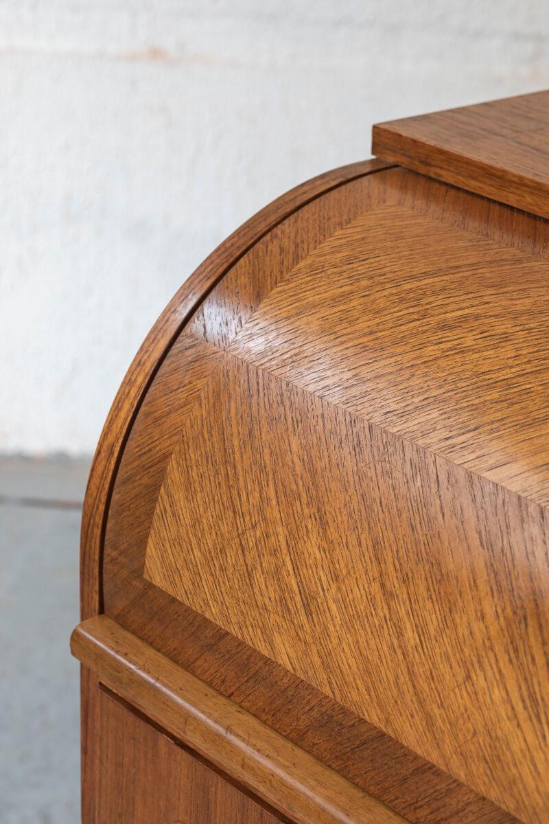 Rolltop secretary in mahogany by Egon Ostergaard, Sweden 1960’s