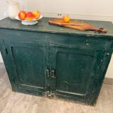 Ancien buffet parisien bois patiné / meuble de métier arct