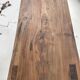Establishment / console in raw wood