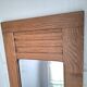 Miroir biseauté ancien bois 130 cm