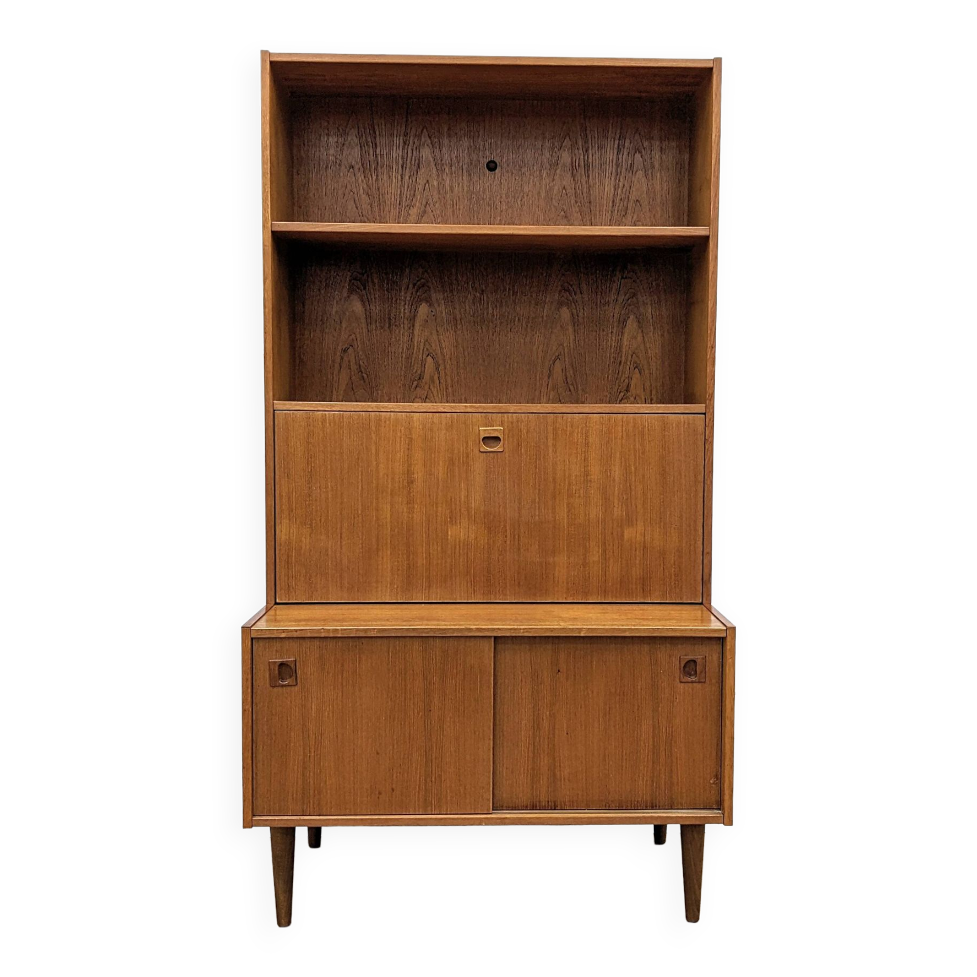 Vintage teak bookcase