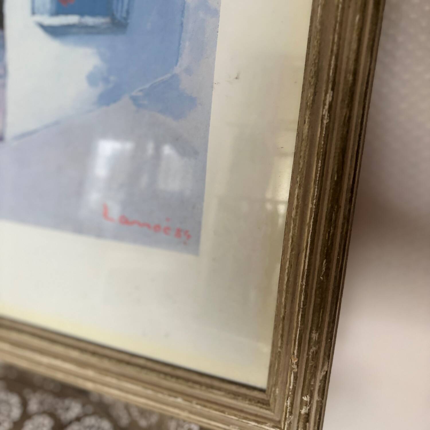 Tableau Alphonse Lanoë – Signed Lanoë 84 – Original – Unique style – Pr