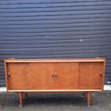 Vintage sideboard 4 sliding doors