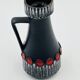 Vase Schlossberg Isle Stéphan black red vintage
