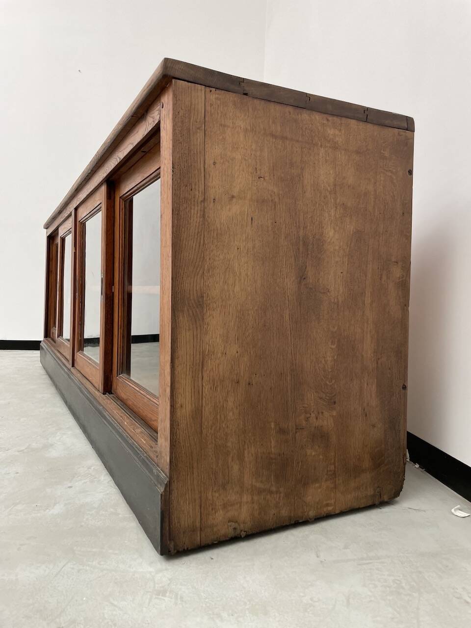 Enfilade de métier XXL chêne portes vitrées