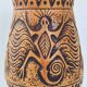 Vintage tripod vase with lizards 1960 jasba ceramic 60s 1960s maya tiki
