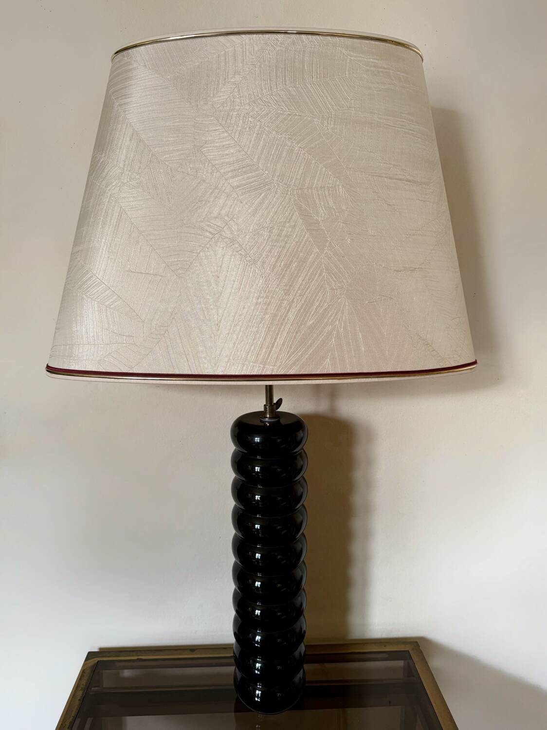 Large ceramic lamp from the 80s