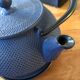 Cast iron teapot Wedding Blue Brothers