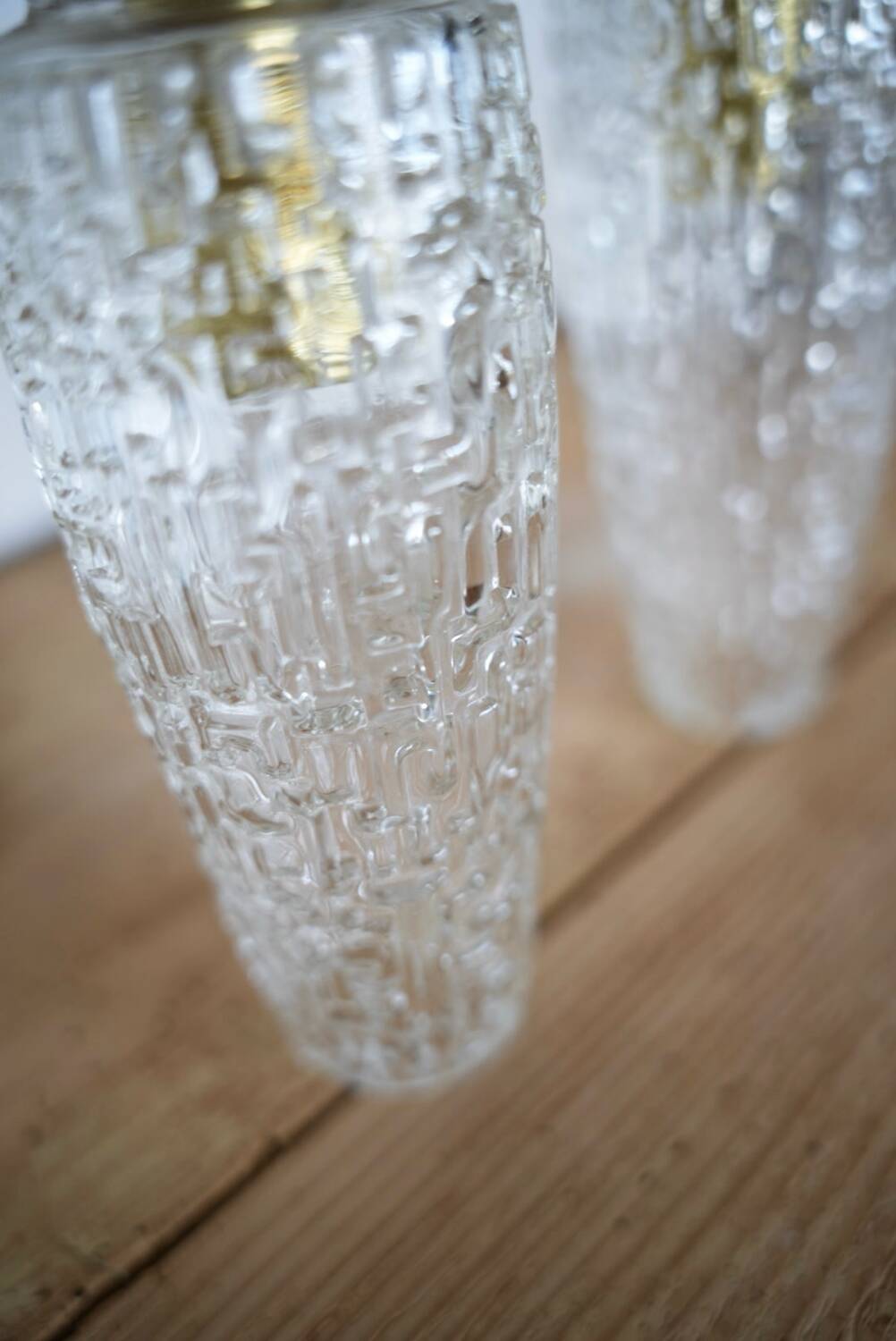 Pair of tulip wall lights