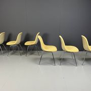 Eames fiberglass dining chairs for herman Miller, 1970s