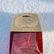 Set of 4 Burnt Orange 1970s Bathroom Accessories