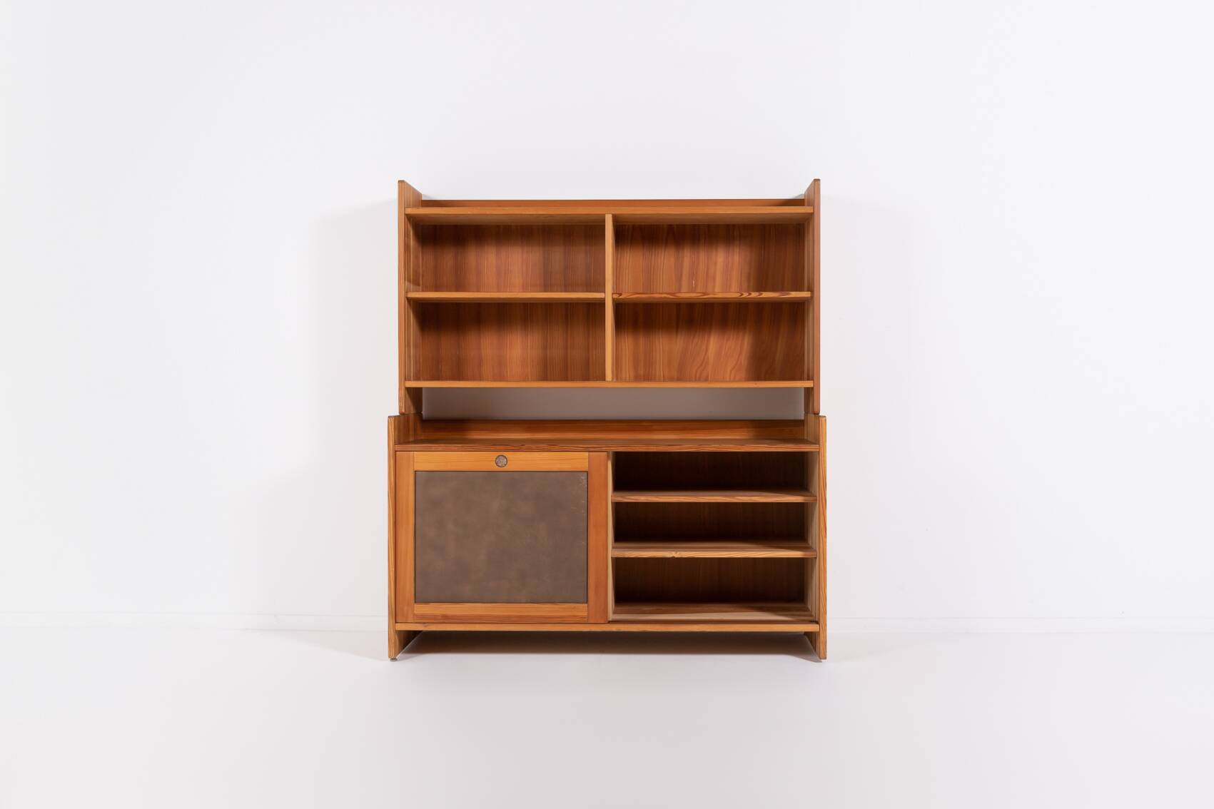 Vintage Danish 2 piece Oregon pine cabinet Collection Fuglsang