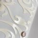 Polished and screen-printed glass sconce by eglo