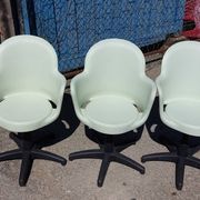 3 Gogo office chairs – Marcello Ziliani for Sintesi – Italy 1980s