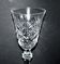 Series of 6 wine glasses in diamond cut crystal Lemberg or Saint-Louis 18cm