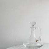 Carafe ancienne en verre soufflé à la bouche