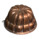 Copper kouglof cake mould