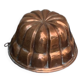 Copper kouglof cake mould