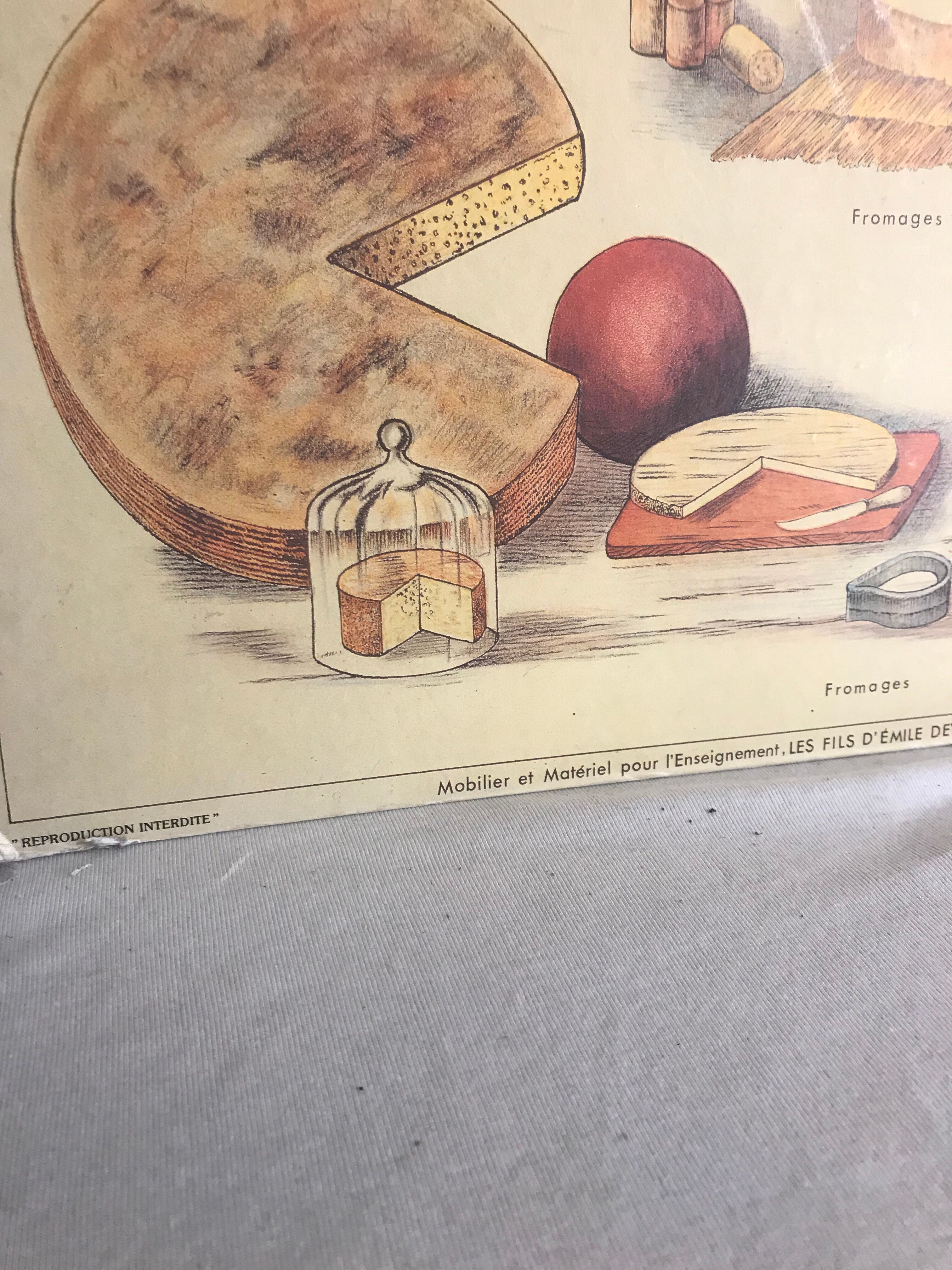 School poster by Bernard Carant - milk