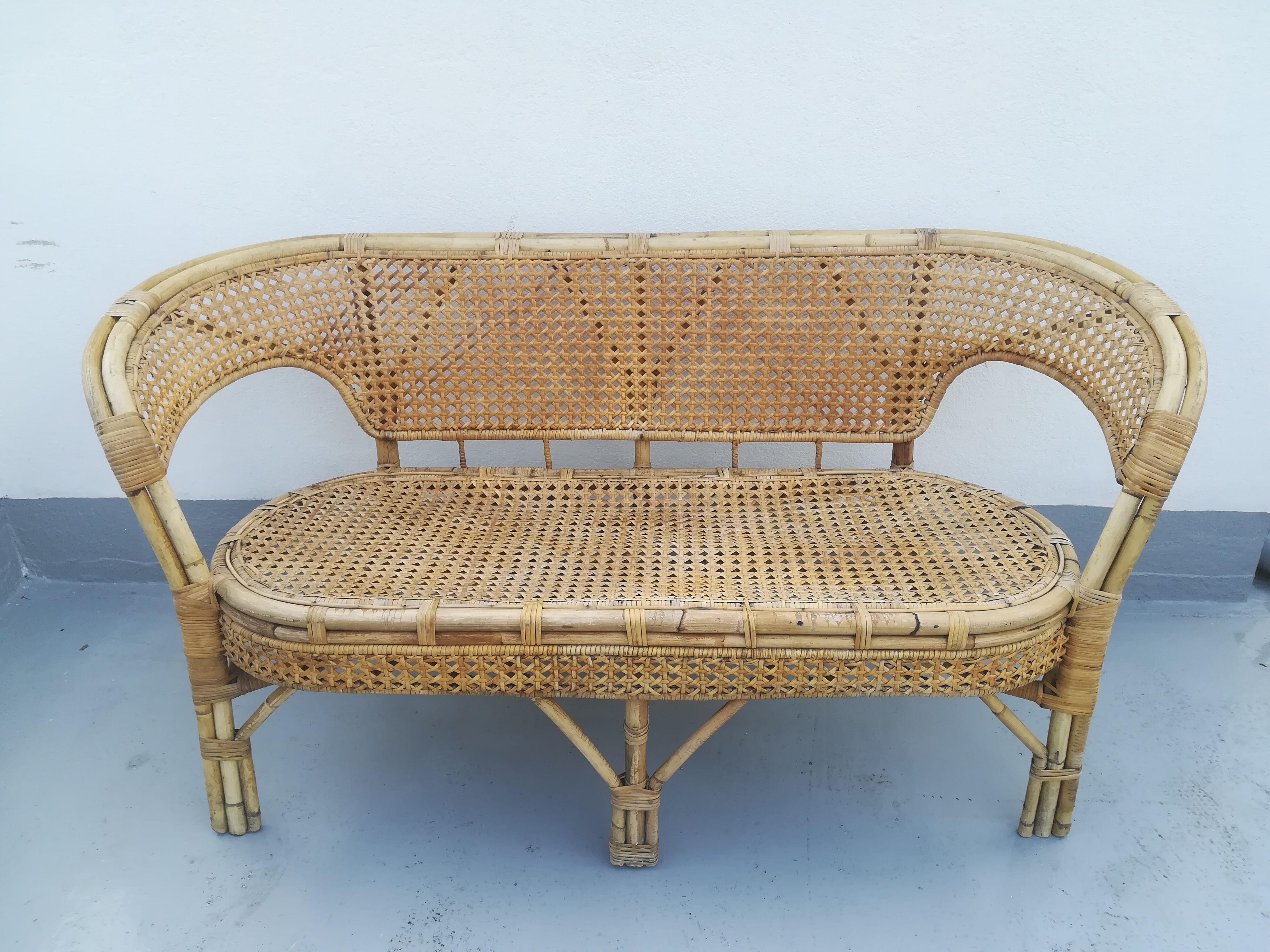 Seat rattan/caning