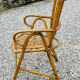 Original vintage rattan armchair