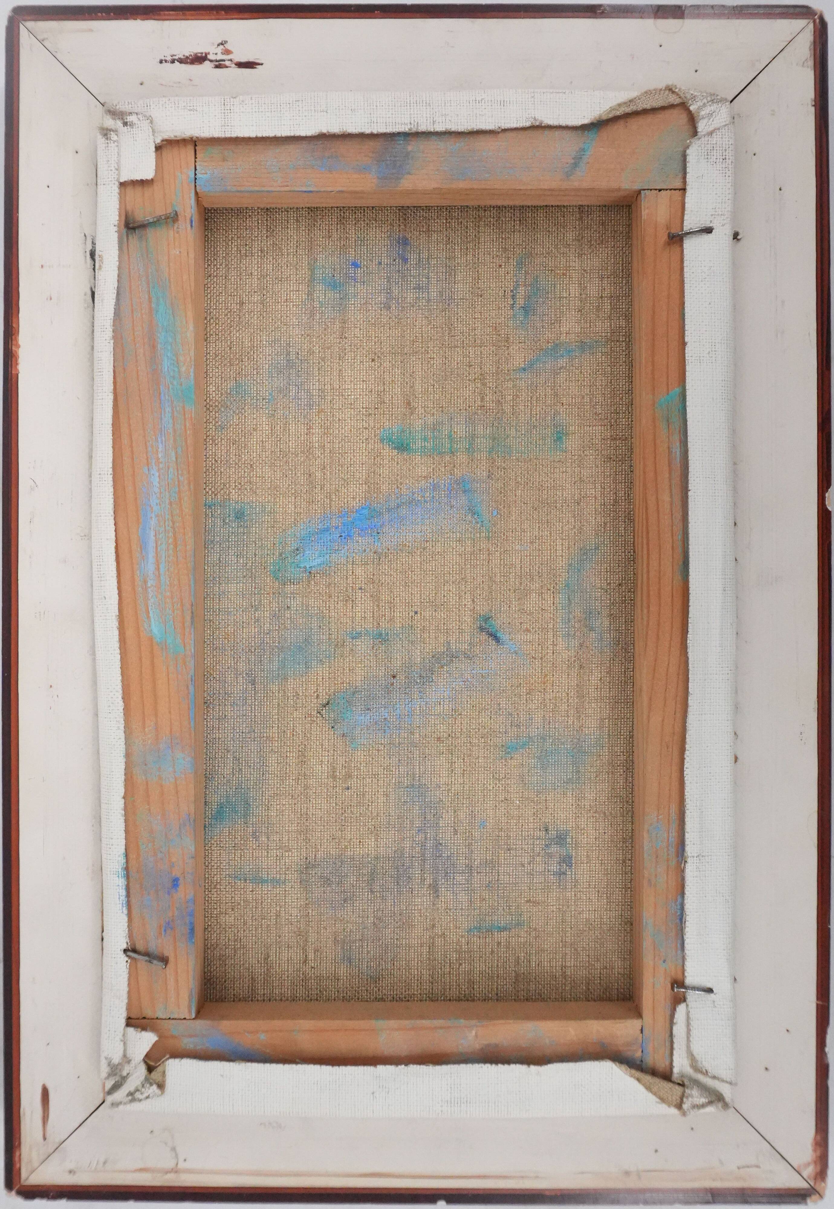 Bernard BUFFET: The bouquet of flowers, lithograph on framed canvas.