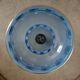 Pair hanging lamp Abat-jour blue glass