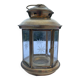 Vintage brass candle holder lantern