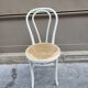 Chaise bistrot blanche
