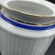Bonbonnière / Sucrier in pleated porcelain