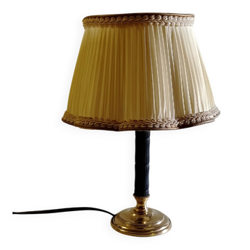Table lamp in brass and Bakelite - mid 20th century