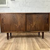 Vintage Scandinavian rosewood sideboard by Hundevad, 1960s