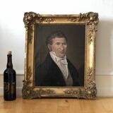 19th century Antique Oil Painting of a German Gentleman, circa 1850