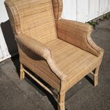 Rattan armchair