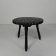 Set of 2 Spanish Brutalist chairs and coffee table, 1960s