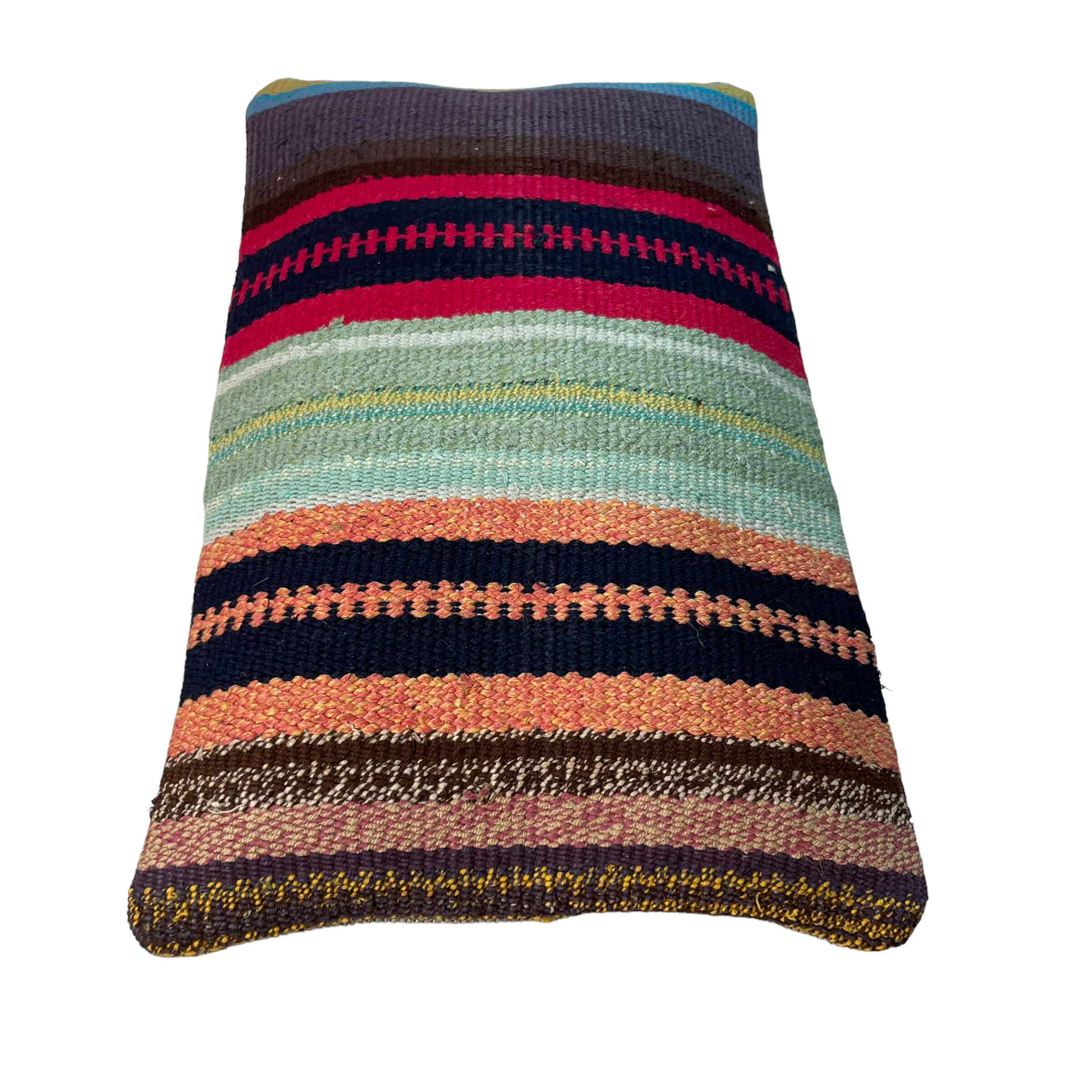 Vintage turkish kilim cushion cover 30x50cm