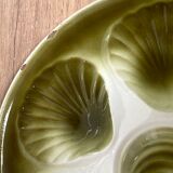 Set of 6 oyster plates in Earthenware Mill of Wolves