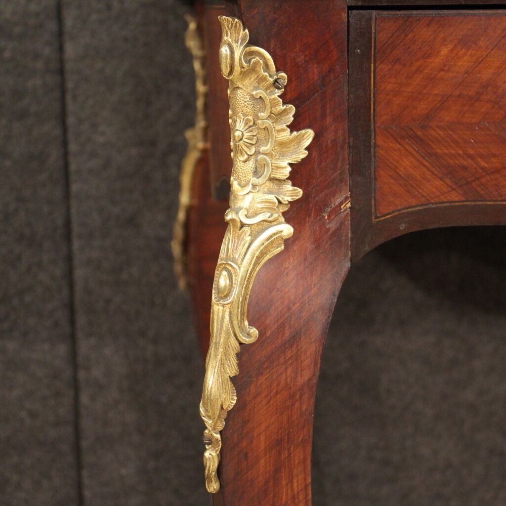 Writing desk in inlaid wood