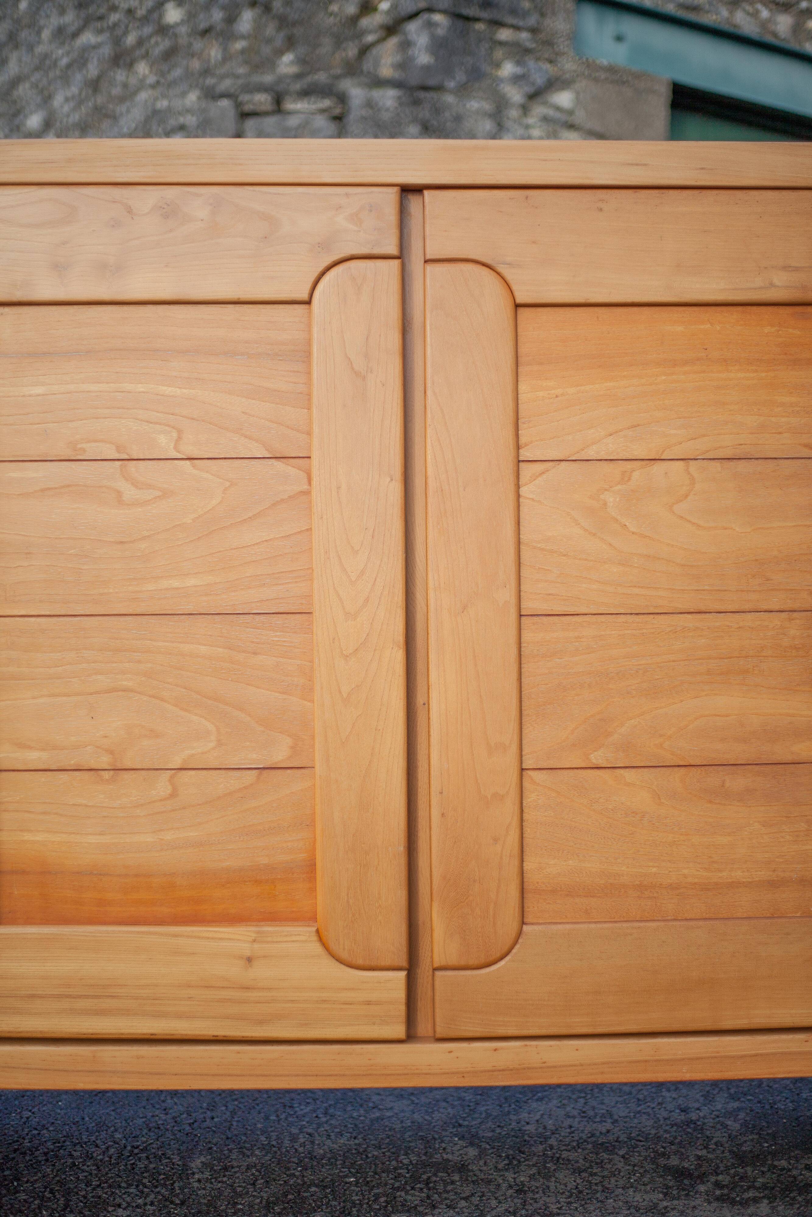 Solid wood sideboard from Regain, wooden storage unit, living room furniture, vintage furniture