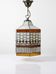 Large vintage suspension Artistar in Tiffany stained glass style, circa 1998.