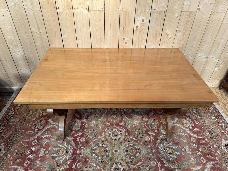 Table de salle à manger style Empire pieds "Curule"